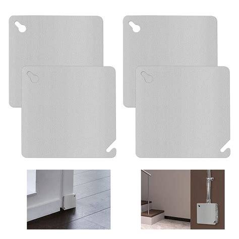 blank plate for junction box|4 Inch Electrical Box Cover Plate, Metal Junction Box Covers .